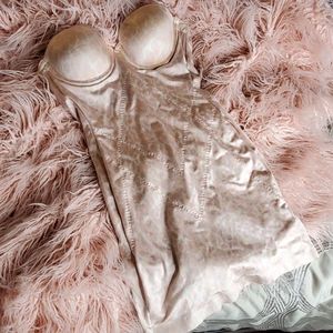 Pink leopard Victoria's secret slip dress sz 36 A